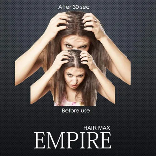 Vista 2 de Empire Hair Max - Corrector de pérdida de queratina para aumentar la pérdida de queratina (0.88 onzas) (gris)