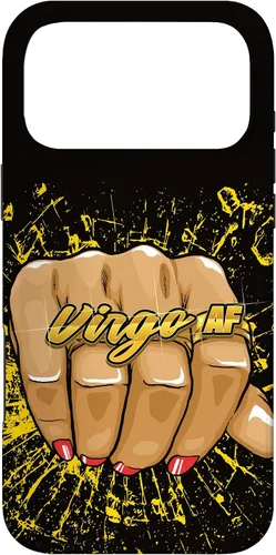 Vista 22 de iPhone 13 Pro Max Virgo AF - Anillo de astrología de cumpleaños para mujer, signo del zodiaco, funda Virgo