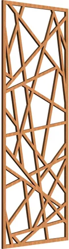 Vista 186 de Conway Paneles de pared decorativos de madera con calado, 9 3/8 pulgadas de ancho x 24 3/8 pulgadas de alto x 1/4 de alto, aliso