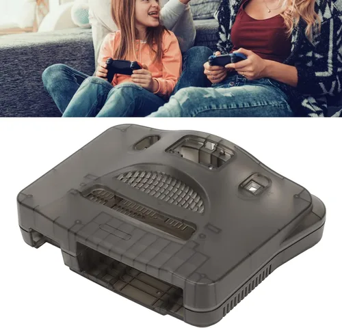 Vista 5 de Cuifati Retro Video Game Console Replacement Case, Replacement Translucent Case Multipurpose Retro Video Game Console Shell for N64 Retro Video Game
