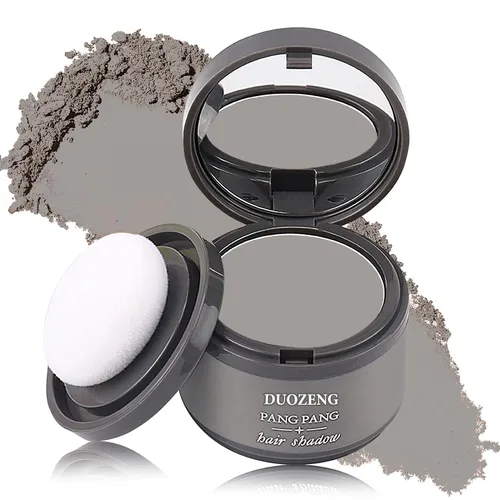 Vista 18 de Cubierta de raíz en polvo para cabello fino (7# castaño castaño) para mujeres y hombres