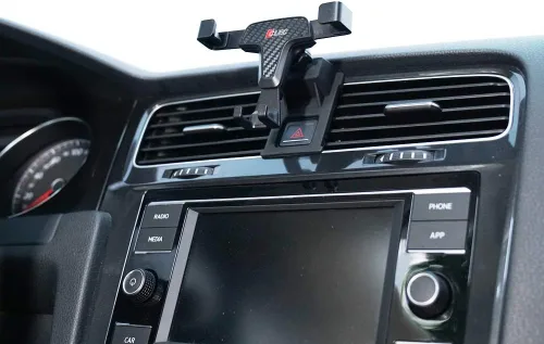 Vista 9 de Soporte para teléfono celular con cubierta de clip de ventilación ajustable para Volkswagen VW Golf 7 MK7 2014 2015 2016 2017 2018