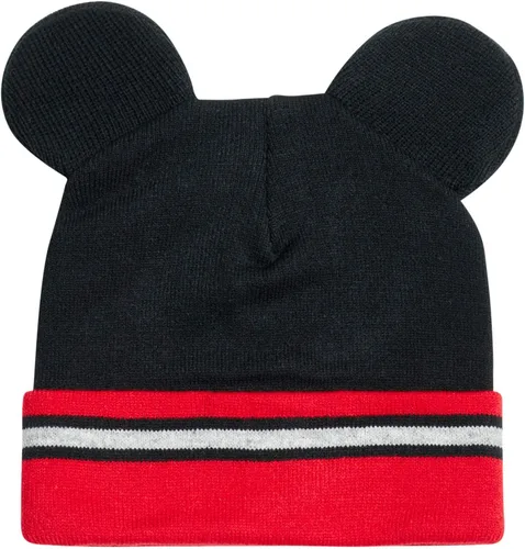 Vista 5 de Disney Conjunto de gorro de invierno de Mickey Mouse y 2 pares de guantes o guantes (edad 2-7)