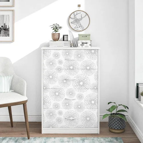 Vista 3 de Safiyya Papel tapiz de despegar y pegar en blanco y negro, papel de contacto geométrico, papel de pared moderno, autoadhesivo, extraíble