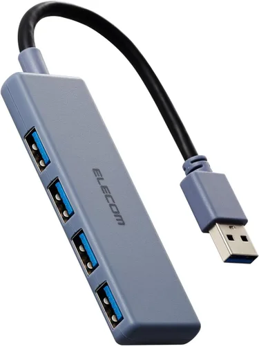 Vista 12 de Elecom U3H-H030BK Concentrador USB, USB 3.0, alimentación de autobús, 3 puertos, negro