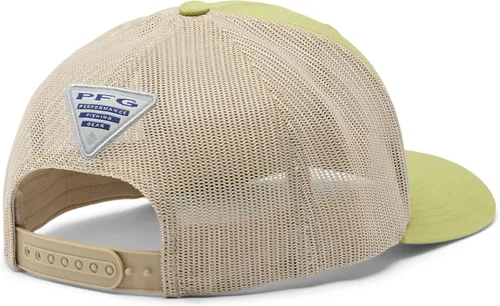 Vista 142 de Columbia Gorra de bola de malla Bandera antigua de malva/blanco/pescado