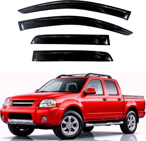 Vista 27 de KPY Protector de lluvia compatible con Toyota RAV4 1996-2000 (4 puertas), 4PC Visera de ventana Deflectores de ventilación de ventana lateral