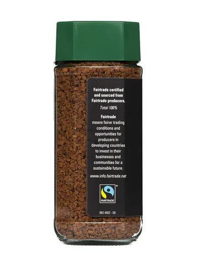 Vista 8 de Mount Hagen Café descafeinado instantáneo orgánico liofilizado de 3.53 onzas Café descafeinado ecológico de comercio justo hecho de granos arábica