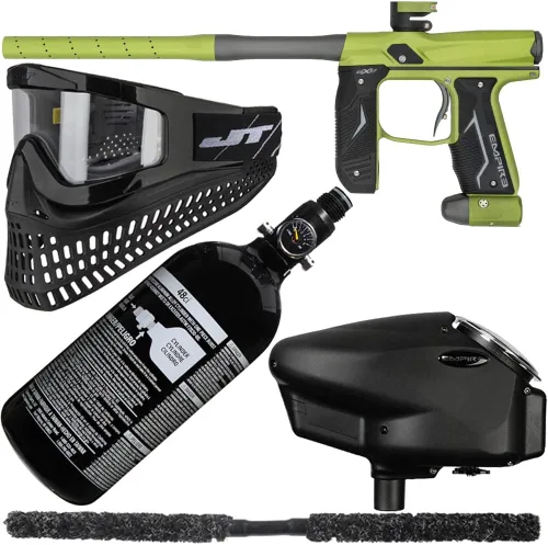 Vista 13 de Action Village Empire Axe 2.0 Super Kit de paquete de pistola de paintball