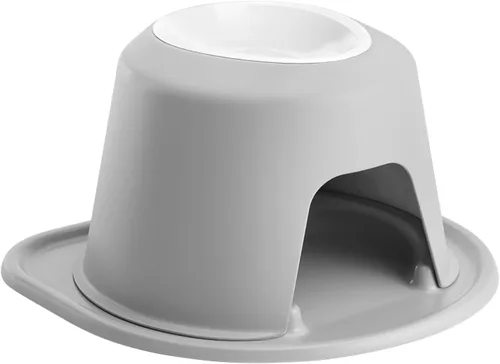 Vista 16 de WeatherTech Sistema de Alimentación Elevada Individual para Mascotas con Cuencos de Plástico para Perros/Gatos - Soporte Alto de 3 Pulgadas Gris
