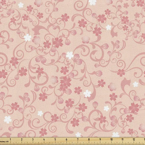 Vista 9 de Ambesonne - Tela multicolor con estampado digital por yarda