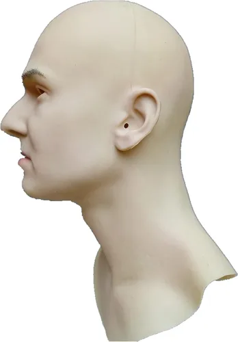Vista 3 de QQ máscara europea silicona no látex cos jugar o holloween día IVAN MASK
