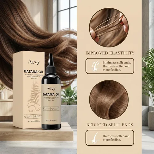 Vista 4 de Aceite de batana, apoya el crecimiento del cabello, aceite hidratante para el cuero cabelludo y el cabello, aceite suavizante hidratante profundo