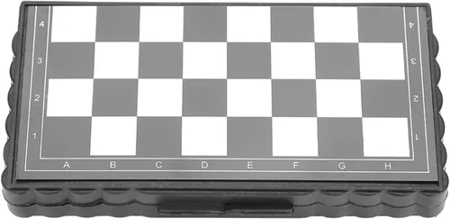Vista 2 de Fydun Portable Magnetic Folding Chess Set Light Plastic Chessboard for Family and Party Fun
