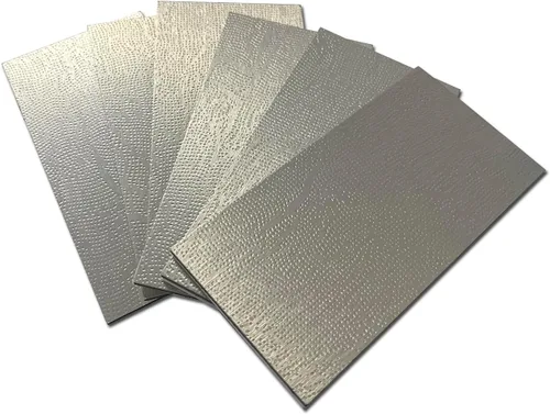 Vista 17 de XUANINY 32 azulejos de metal para salpicaduras de metal autoadhesivos, mosaico de aluminio autoadhesivo, adhesivo de pared 3D para cocina metro