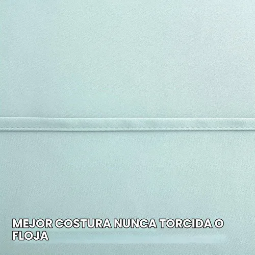 Vista 4 de KOUFALL Cortinas de Baño Aqua para Ventana, Juego de 2 Paneles Decoración Costera Cortinas Cortas Opacas para Ventana Pequeña de Cocina Puerta
