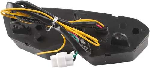 Vista 3 de Luz trasera LED para motocicleta YZF R6 2003 2004 2005 & YZF R6S 2006 2007 2008 2009 color negro