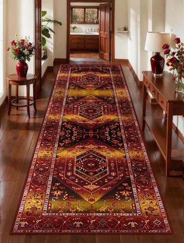 Vista 540 de SERISSA - Tapetes florales vintage, antideslizante, lavable, pequeño, ultrasuave, bohemio, de pelo bajo, para entrada, interiores, habitación
