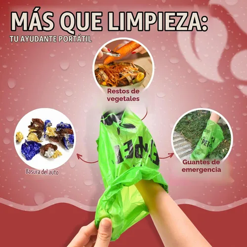 Vista 5 de Bolsas de caca para perros Pet N Pet, rollos de bolsas de caca para perros con aroma a lavanda verde, 270 unidades, bolsa para perros, bolsa