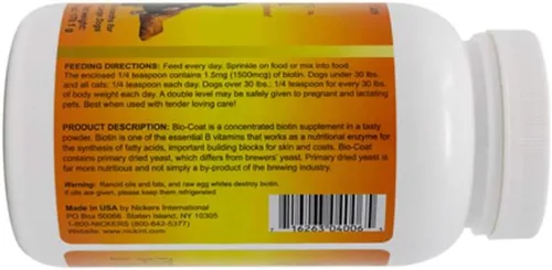 Vista 3 de Bio Coat Suplemento concentrado de biotina - 6 oz