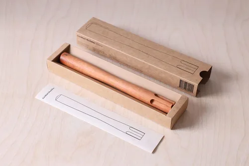 Vista 2 de Muddler de madera - Muddler de madera de primera calidad para uso profesional y doméstico - Muddler madera para triturar frutas, prensar cubos