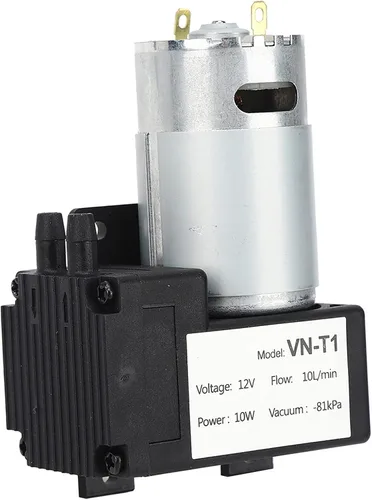 Vista 8 de Bomba de vacío miniatura de 10L/min DC -81kpa Bomba de presión negativa (DC12V)