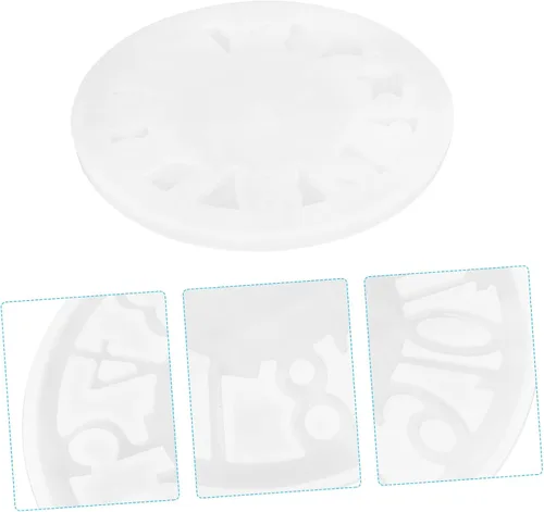Vista 2 de DIY reloj 1pc molde de reloj para gelatinas moldes de silicona para resina epoxi s para resina epoxi joyería fundición s números fundición
