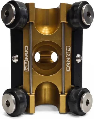 Vista 3 de CanAm Tool GoldCor - Aplicador de esquina interior con capa de acabado de 2 vías, herramienta de barro de esquina restringida de flujo de 2 vías