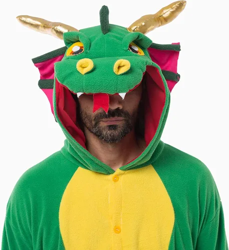 Vista 7 de Spooktacular Creations Halloween Dragon Unisex Costume, Adult Animal Costume Halloween Party