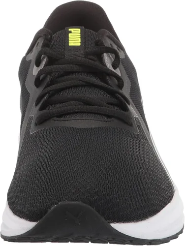 Vista 2 de PUMA Tenis Twitch Runner para hombre, Puma White-high Risk Rojo