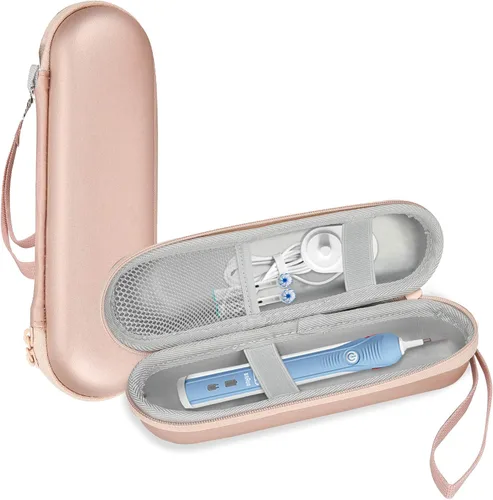 Vista 11 de ProCase Estuche de viaje para cepillo de dientes Oral-B y Sonicare - Beige