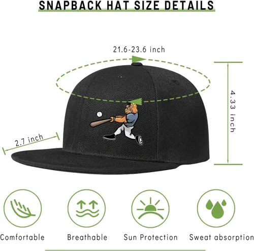 Vista 2 de Sombreros Snapback para hombre, sombreros de ala plana para mujer, sombrero ajustado con calavera, gorra de béisbol para adultos, gorra de béisbol