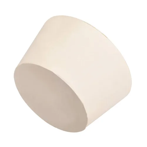 Vista 12 de uxcell Tapón de goma sólida en forma cónica blanca para el tapón de tubo de laboratorio tamaño 11