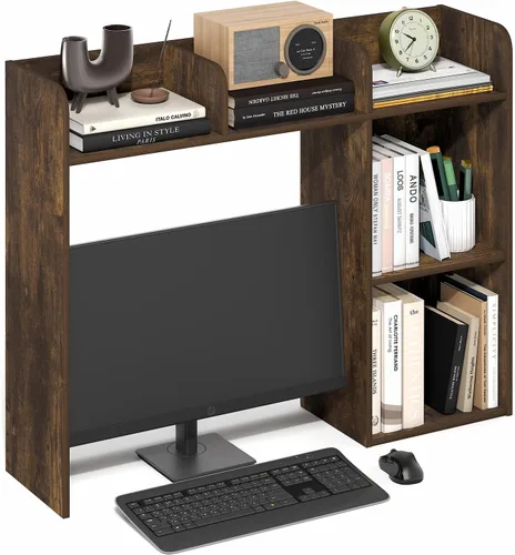 Vista 26 de Furinno Simplistic - Escritorio para computadora de 31 pulgadas, escritorio Pino ámbar