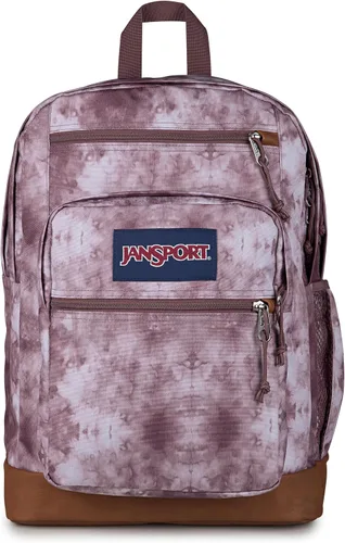 Vista 33 de JanSport Mochila genial con funda para laptop de 15 pulgadas, mochila grande para computadora con 2 compartimentos, correas ergonómicas, Negro