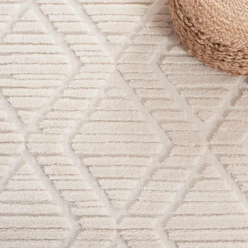 Vista 7 de SAFAVIEH Urban Collection - Alfombra de pasillo de 6 pies, color marfil, diseño moderno, ideal para zonas de alto tráfico en pasillo, baño y cocina