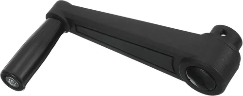 Vista 6 de uxcell Mango de máquina giratorio de 0.315 x 3.346 in (diámetro x L), mango de manivela de torno universal para máquina de molienda de torno
