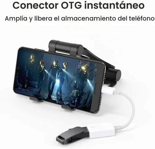 Vista 5 de Adaptador USB C a USB, 2 unidades, convertidor de adaptador de cable OTG tipo C a USB 3.0