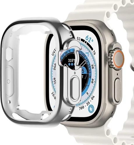 Vista 12 de Funda compatible con Apple Watch Series 3, 2, 1 de 1.496 pulgadas con protector de pantalla, cubierta dura de policarbonato antiarañazos a prueba