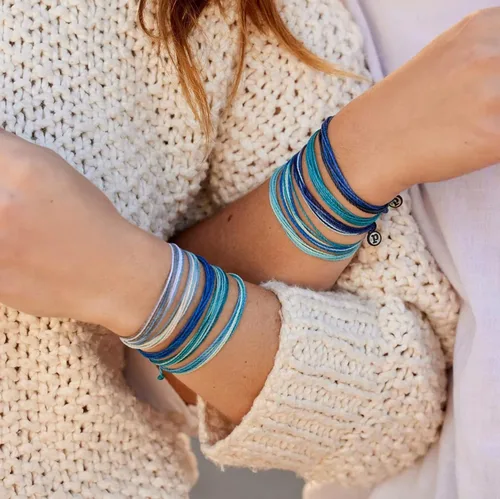Vista 11 de Pura Vida Paquete de pulseras de la amistad, juego de 10 pulseras apilables para mujer, pulseras hechas a mano y pulseras bonitas, accesorios