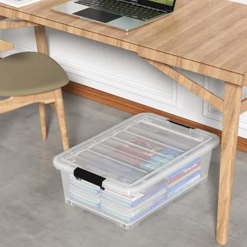 Vista 6 de Caja de almacenamiento de plástico para debajo de la cama de 20 L