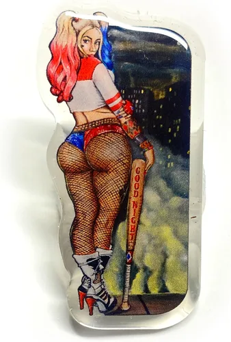 Vista 6 de JEREMY WORST "Pasadores de acrílico" Cosplay Wars Anime Marvel Comics Mujer para Él y sus accesorios para bolsos ropa