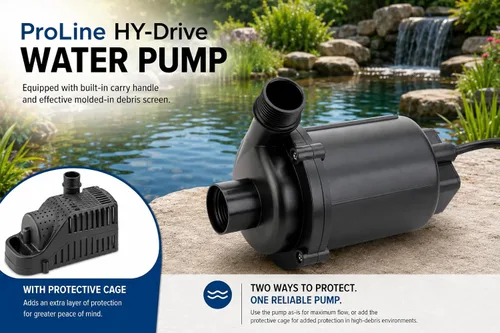 Vista 2 de Danner Manufacturing, Inc., Proline 2100 HY-Drive Bomba de estanque en cascada, color negro, 02665