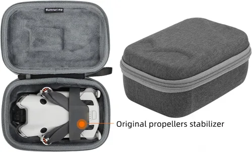 Vista 3 de Mini4 Pro Funda para DJI Mini 4 Pro Accesorios Drone Body Bag RC2 RC-N2 Controlador Remoto Viaje Llevar Shell Duro