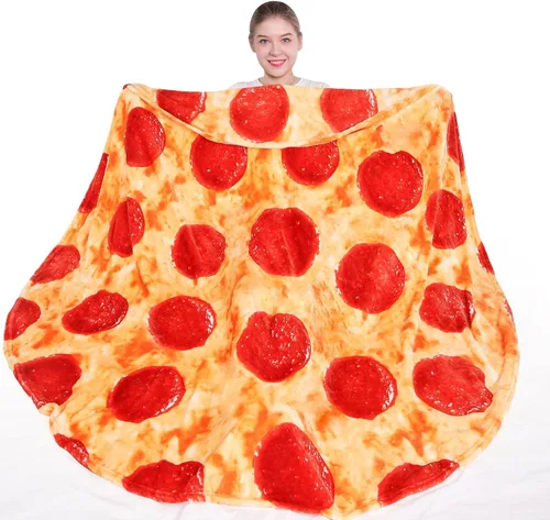 Vista 7 de mermaker Cobija de doble cara con estampado de tortilla para burritos