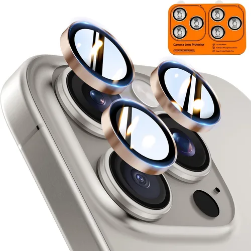 Vista 20 de TOCOL Protector de lente de cámara para iPhone 13 / iPhone 13 Mini vidrio templado HD individual resistente a los arañazos, accesorios compatibles