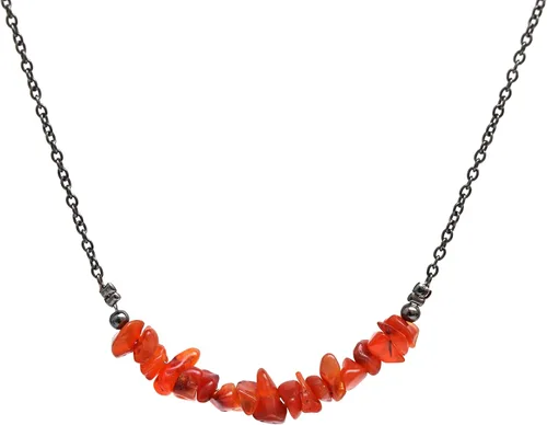 Vista 31 de Gempires - Collar de barra de chips naturales, cristales curativos de energía, regalo de cumpleaños, regalo para ella, joyería de piedras preciosas