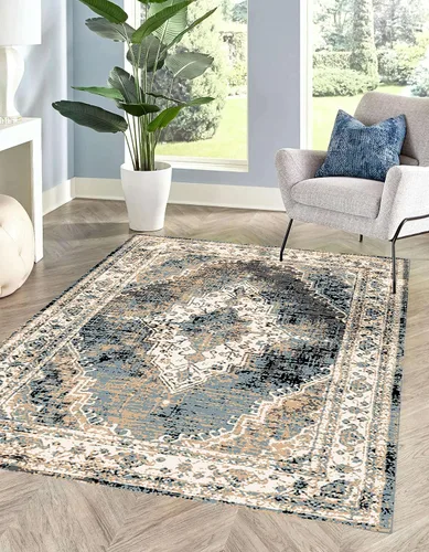 Vista 11 de MICRODRY Alfombra de pasillo, diseño de perfil bajo para un aspecto elegante y sin volumen. Lavable a máquina, resistente a las manchas Inez