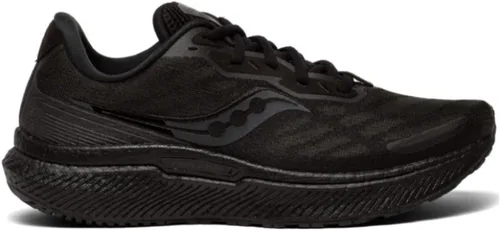 Vista 5 de Saucony Tenis de correr Triumph 19 para mujer, NegroNegroNegro