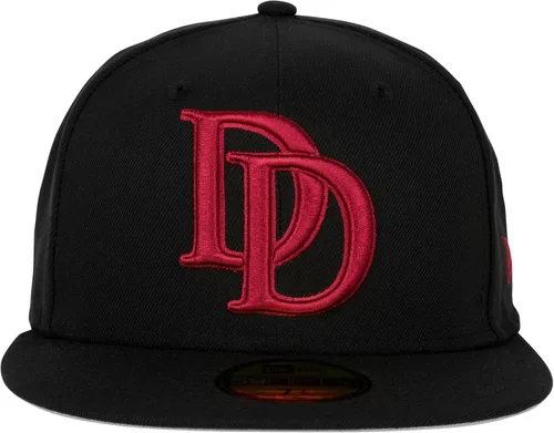 Vista 2 de New Era Daredevil Logo Black Colorway 59Fifty Fitted Hat